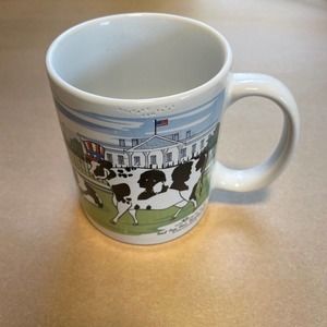 Road Trip Cow Mug Collectible Art Humor Sherwood Brands Y2K NYC DC USA Travelin
